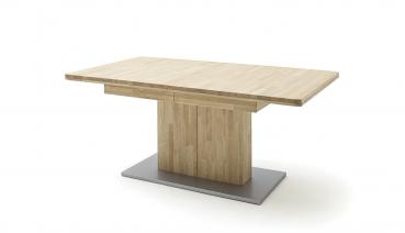 Esstisch RAVELLO T60  180 (230)x90 cm Balkeneiche Bianco